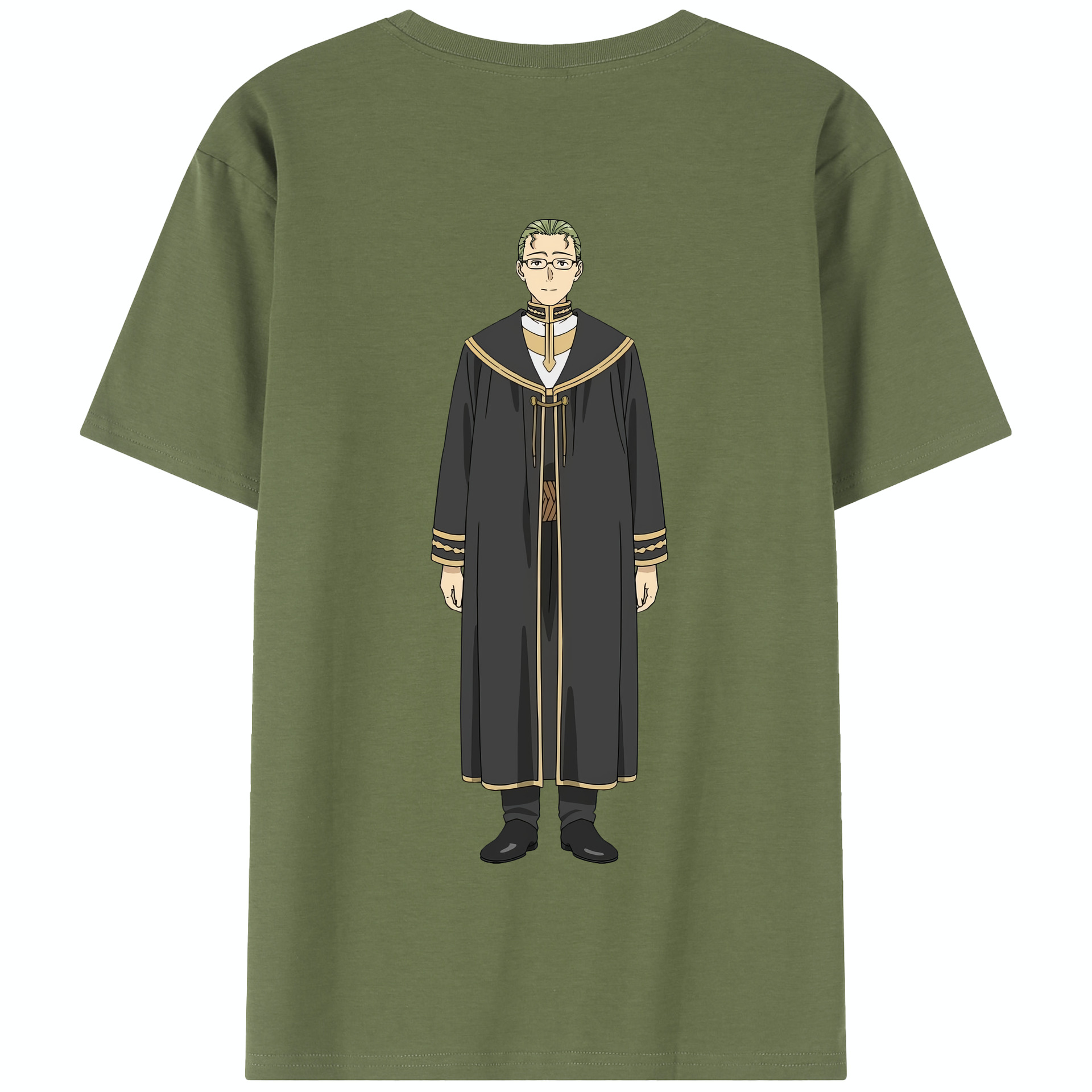 （画像用） 葬送のフリーレン Frieren 綿100％半袖Tシャツ（背面プリント）